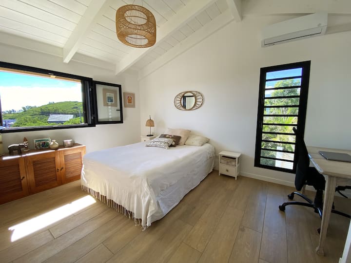 Deuxième chambre double climatisée